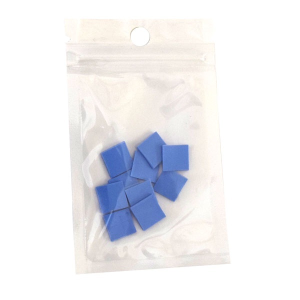 [티테크놀로지] 써멀패드 쿨링패드 두께 1.0mm 칩셋 방열패드  [T-TP1010] [10 X 10mm] [10pcs ]