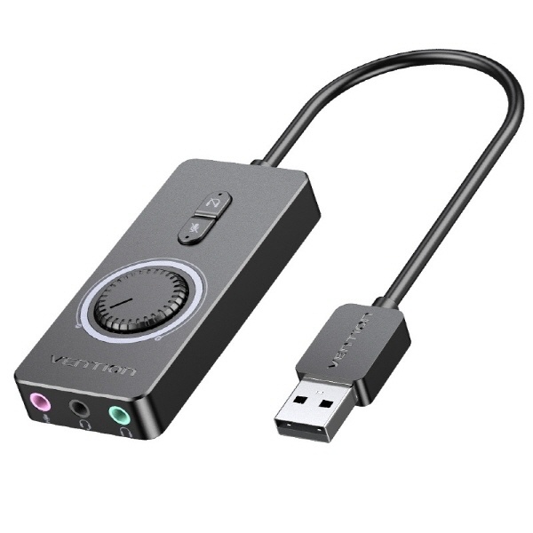 [벤션] 프리미엄 USB 외장형 사운드카드 0.15m CDRBB