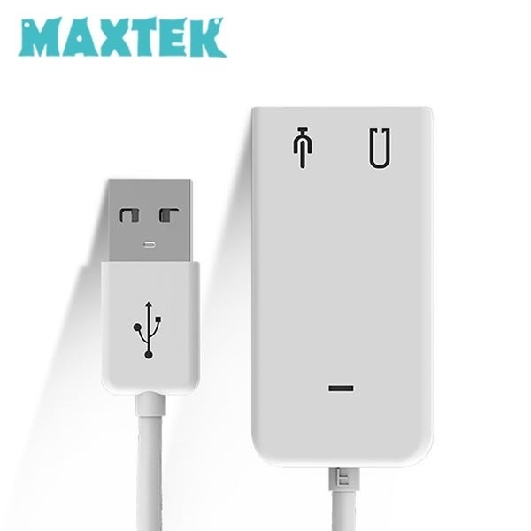 [MAXTEK] [MAXTEK] 맥스텍 USB 사운드 카드 외장형 Virtual 7.1 채널 [MT132]