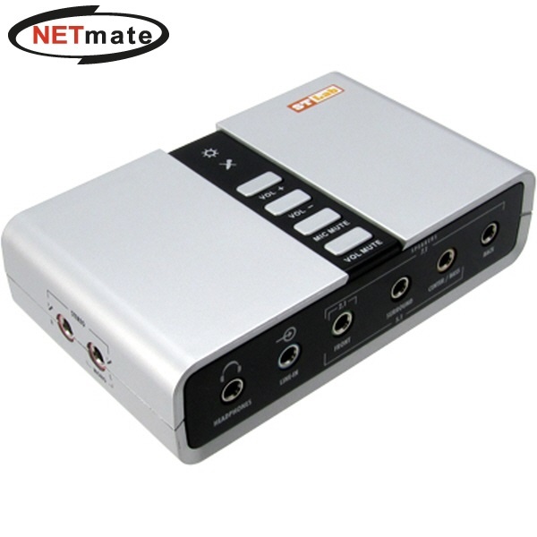 [강원전자] NETmate M-330 7.1채널 USB2.0 사운드 박스(S/PDIF 지원)