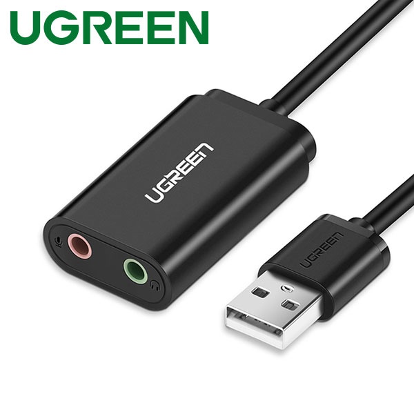 [Ugreen] USB2.0 to Audio 컨버터  [블랙]