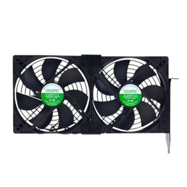 [쿨러텍] ECB-03 BLACK DUAL FAN