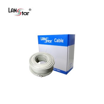 [LANStar] 랜스타 CAT.6 FTP 랜케이블 100M [1롤/박스] 그레이 [LS-6FTP-100MG]