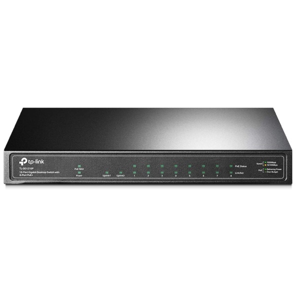 [TP-LINK] 티피링크 TL-SG1210P [스위칭허브/8포트/PoE+/1000Mbps]
