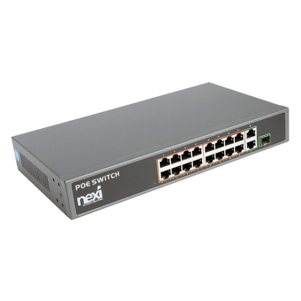[NEXI] 넥시 NX-POE1816GSR-250 [스위칭허브/16+2+1SFP 포트/100Mbps/PoE/250W] [NX1123]