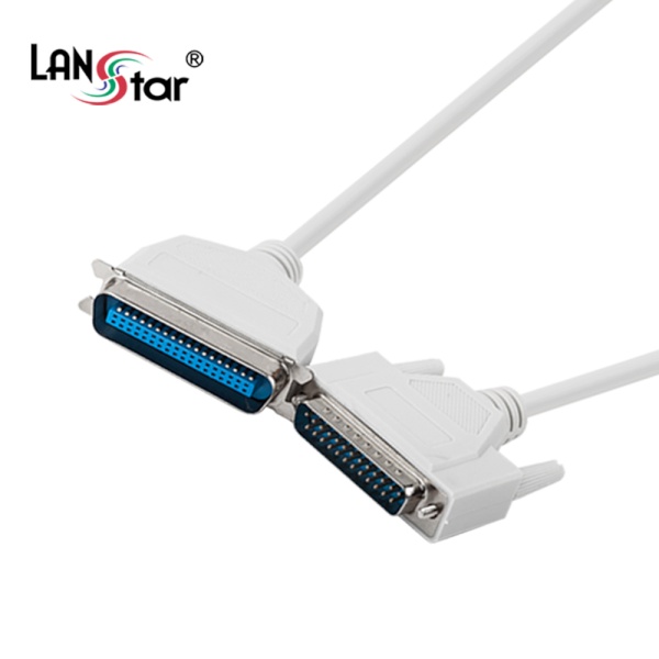 [LANStar] 랜스타 패러럴케이블 [DB25(M) to CN36(M)]  1.8M [LS-PRT-25C-1.8M]