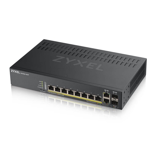 [ZyXEL] 자이젤 GS1920-8HP [스위칭허브/1G 8포트+1G 2UTP or 2SFP/PoE+]