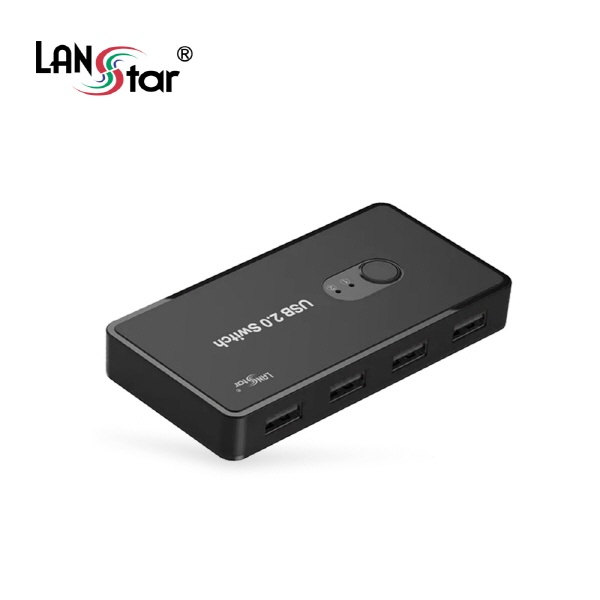 [LANStar] 랜스타 USB2.0 허브 4포트 투컴 선택기 [LS-U20HS]