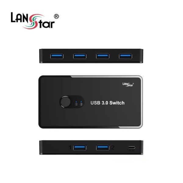 [LANStar] 랜스타 USB3.0 허브 PC 선택기 [LS-U30HS]