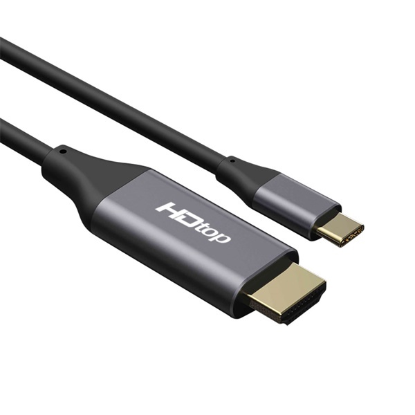 [HDTOP] Type-C 3.1 to HDMI 2.0 미러링 케이블, 넷플릭스지원,  HT-3C001 [1.8m]