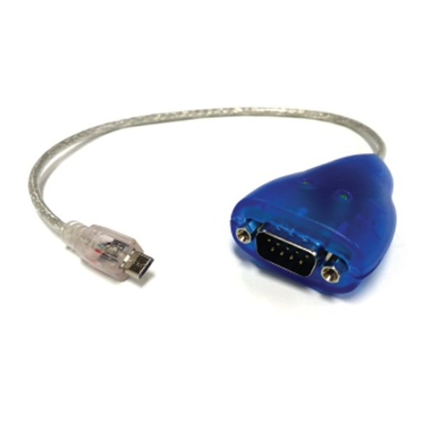 [VSCOM] 브이에스컴 Micro 5핀 to RS232 변환케이블,  0.25M [Micro USB-1COM]
