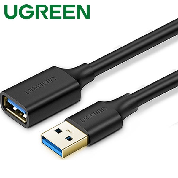 [Ugreen] [AM-AF] USB-A 3.0 to USB-A 3.0 M/F 연장케이블,  U-30125 [블랙/0.5m]