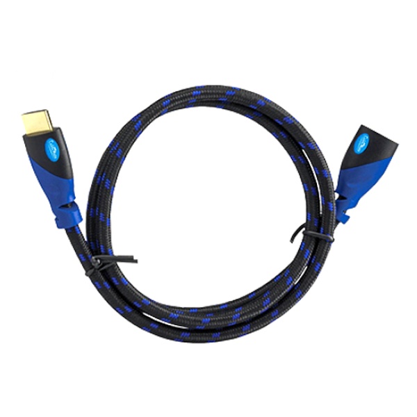 [CableMate] HDMI to HDMI 1.4 M/F 연장케이블, 메쉬  [0.15m]