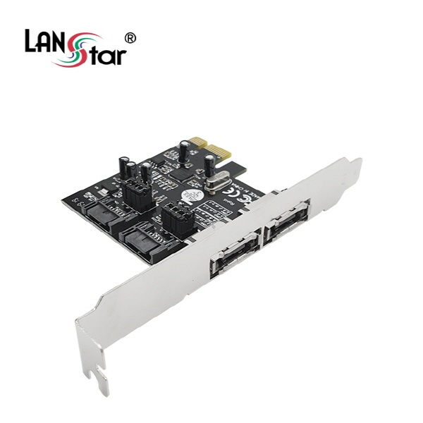 [LANStar] 랜스타 SATA3*2 + ESATA*2 PCIE 카드 [LS-PCIE-2SATA]