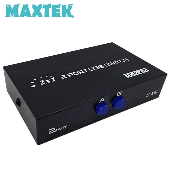 [MAXTEK] MT841 프린터 양방향 스위치 A포트1 B포트2 [USB 선택기/1:2]