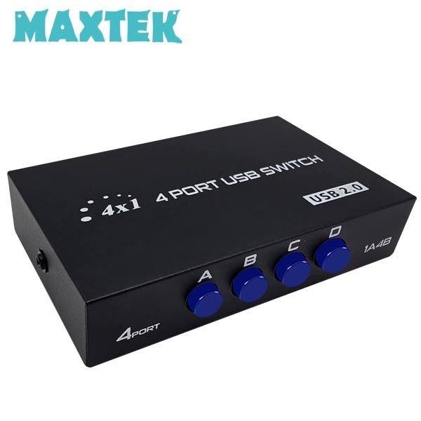 [MAXTEK] MT842 프린터 양방향 스위치 A포트1 B포트4  [USB 선택기/1:4]