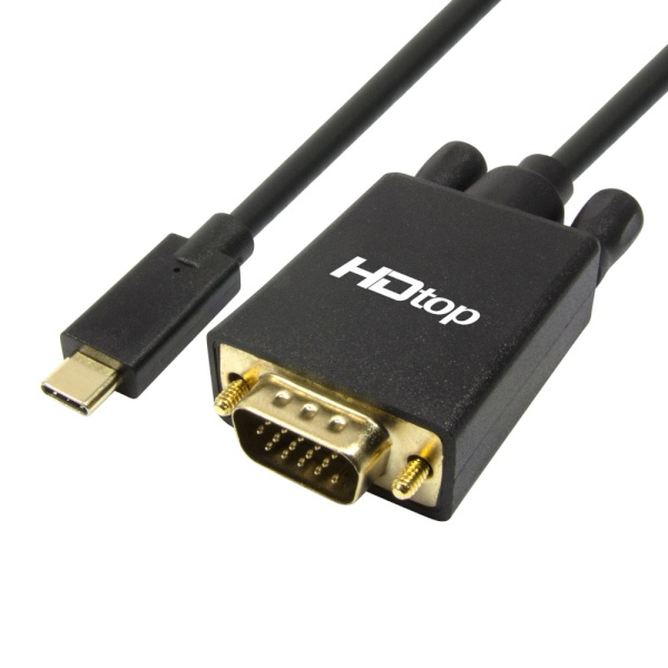 [HDTOP] Type-C 3.1 to RGB(VGA) 미러링 케이블,  HT-3C008 [1.8m]