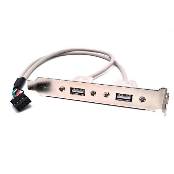 [JOYCOOL] 조이쿨 USB 2.0 2포트 확장 브라켓 0.3m