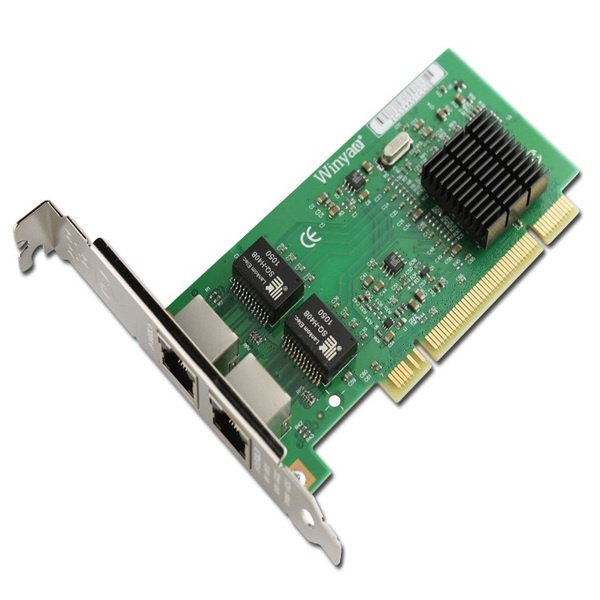 [Winyao] [KPINT] WY546-T2 [유선랜카드/PCI/1000Mbps/2포트]
