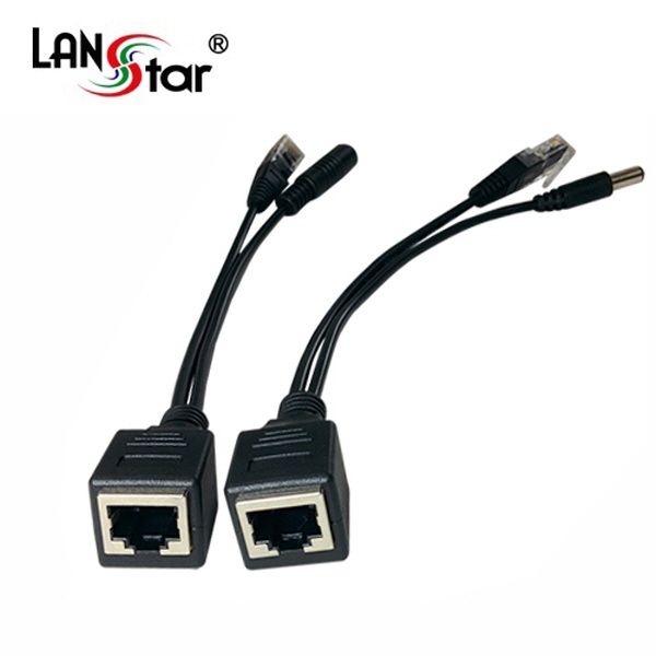 [LANStar] 랜스타 POE 전원 분리기 패시브 아답터 0.2M [LS-POE-RC-0.2MS]