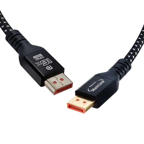 [MachLink] 마하링크 DP V2.1 VESA인증 16K 80Gbps 케이블  ML-2DP801 [1M]