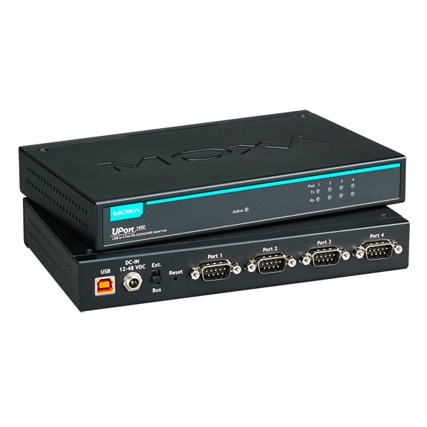 [MOXA] 목사 USB to RS232/422/485 컨버터, 4포트 [UPort1450]