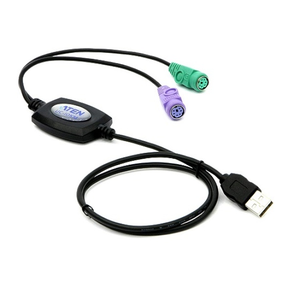 [ATEN] USB-A 2.0 to PS/2 Y형 변환케이블  UC10KM [0.9m]