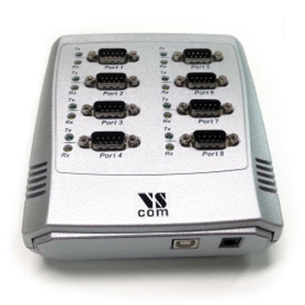 [VSCOM] 브이에스컴 USB 2.0 to RS232 변환, 8포트  [USB-8COM]