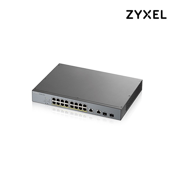 [ZyXEL] GS1350-18HP [스마트스위칭허브/16포트/1000Mbps/PoE+]
