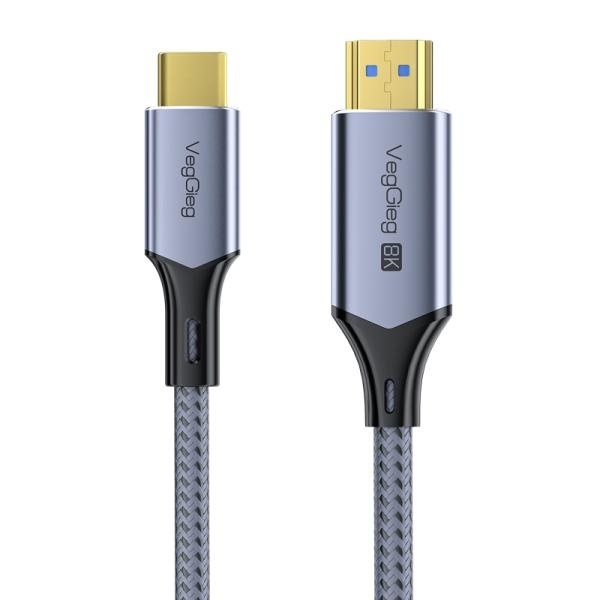 [VEGGIEG] Type C to HDMI 8K/60hz 미러링 케이블  V-Z104 / 2M
