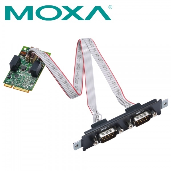 [MOXA] MOXA 아이솔레이션 (시리얼카드/RS232/MINI PCI-E/2port)  [CP-102N-I-T]