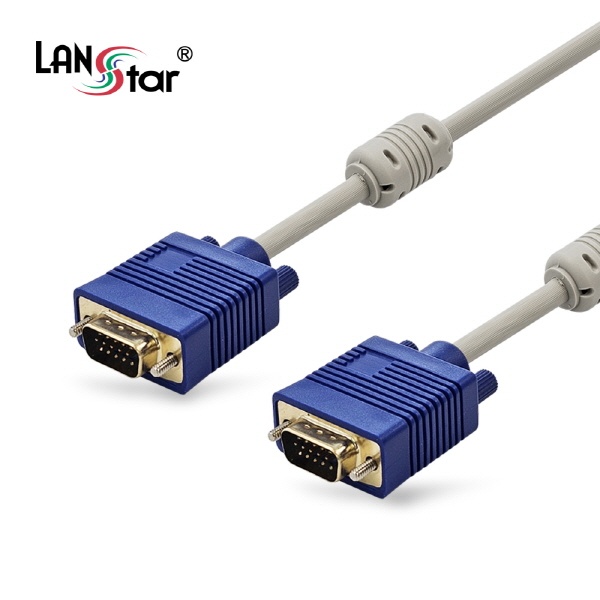 [LANStar] RGB(VGA) 케이블, 보급형,  LS-RGB-15MM-1.8M [1.8m]