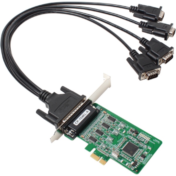 [MOXA] 목사 CP-104EL-A-DB9M [강원전자]  (시리얼카드/RS232/PCI-E/4Port) [슬림PC겸용]