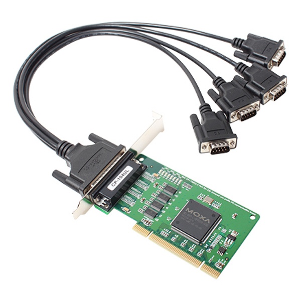 [MOXA] 목사 CP-104UL-DB9M  (시리얼카드/RS232/PCI/4Port) [슬림PC겸용]