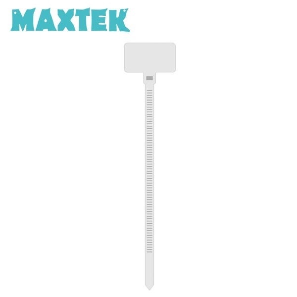 [MAXTEK] 맥스텍 전선정리 케이블 네임타이  [MT368] [화이트]