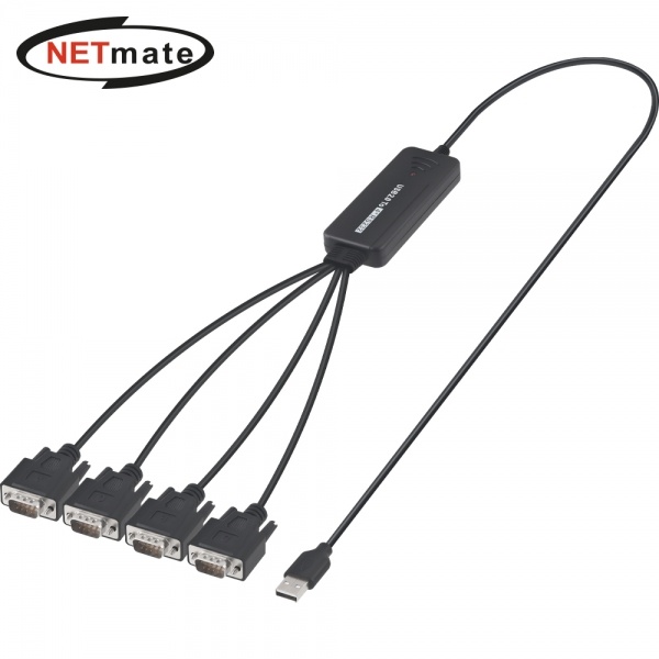 [강원전자] 넷메이트 USB2.0 to 4포트 RS232 시리얼 컨버터 [KW-440N]