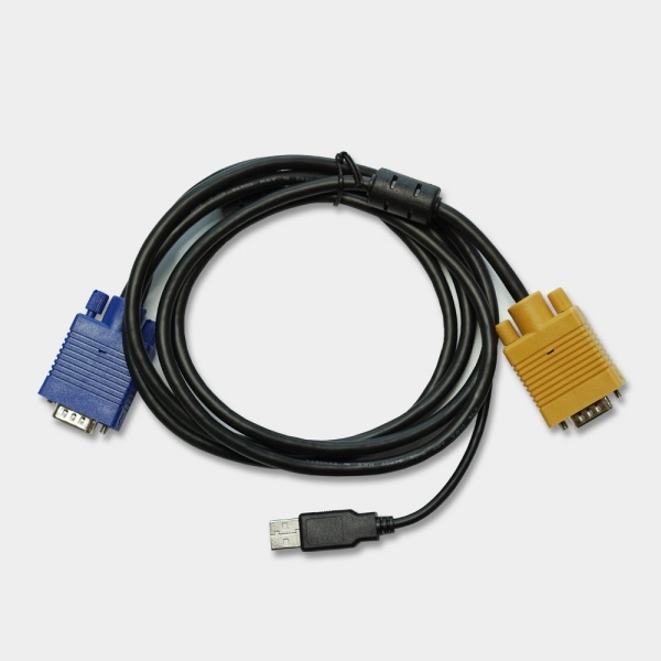 [LEDC] 엘이디씨 KVM USB 통합 케이블  2M [CV-5202U]