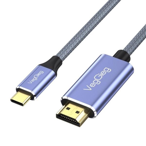 [VEGGIEG] HIGHER TYPE-C 3.1 TO HDMI 4K Z-625 미러링 케이블  2M