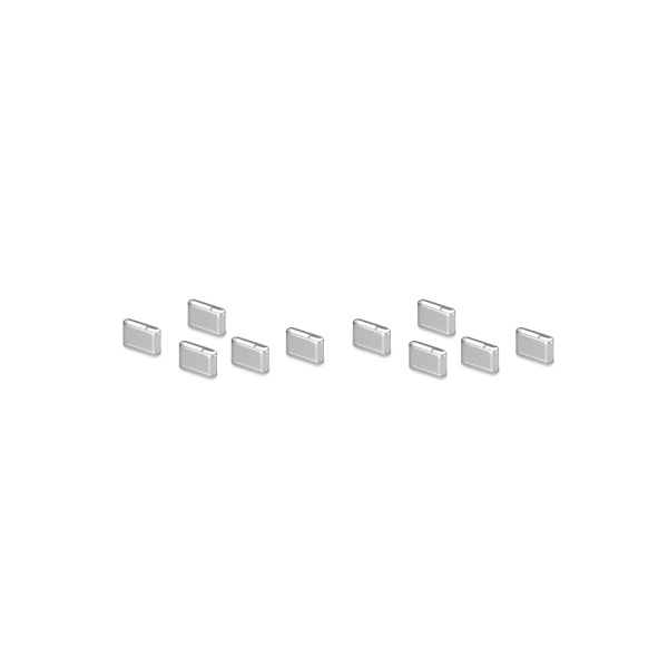 [LINDY] 보안 커텍터, 추가구매용 USB C타입 블록,  LINDY-40439 [화이트/10개]