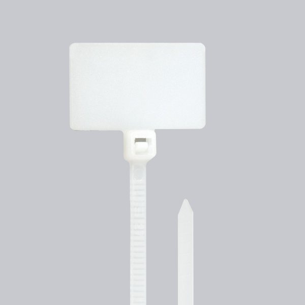 [MachLink] 전선 정리 케이블 네임 타이,100개 ML-NT16T[중/150x3x1.05mm]  [화이트]