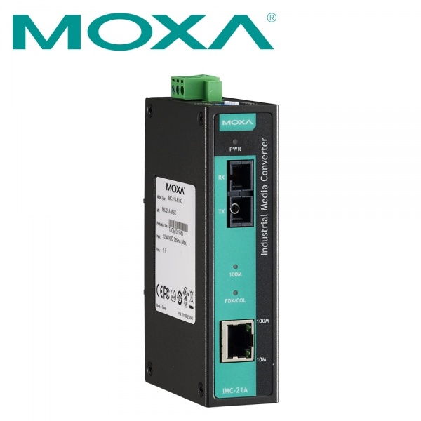 [MOXA] 산업용 이더넷 광 컨버터(SC/싱글/40Km) [IMC-21A-S-SC]
