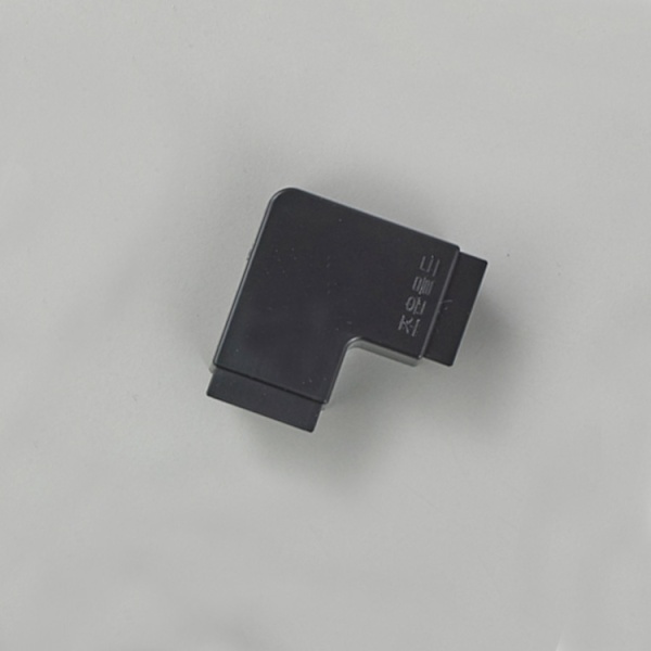 [티테크놀로지] 사각 ㄱ (기역자) 몰드용 엘보 4호 [블랙]