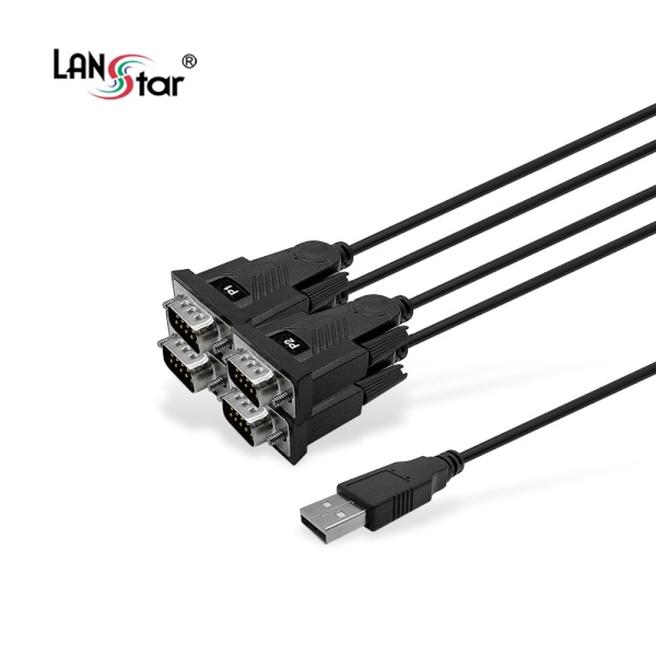 [LANStar] 랜스타 USB to RS232 4포트 컨버터 [LS-RS204C]