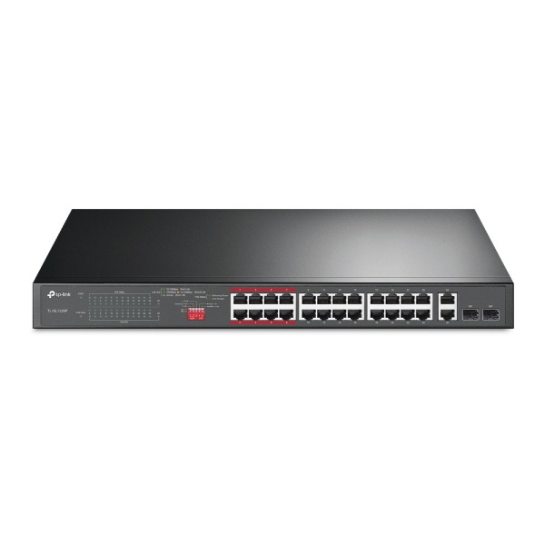 [TP-LINK] 티피링크 TL-SL1226P CCTV 스위치 [스위칭허브/24포트/2SFP /2기가비트 포트]
