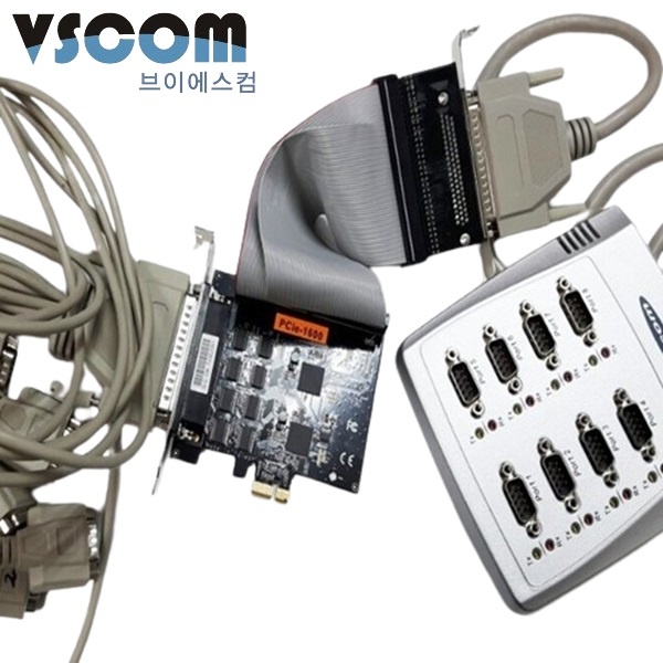 [VSCOM] 브이에스컴 PCIe-1600 COMBO (시리얼카드/RS232/PCI-E/16port)