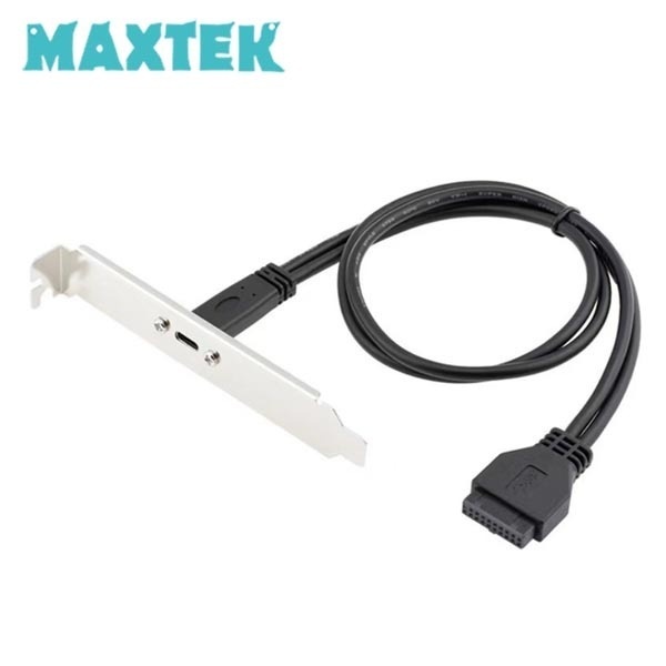 [MAXTEK] 맥스텍 메인보드 20핀 to USB3.1 C타입 변환 케이블 50cm  [MT282]