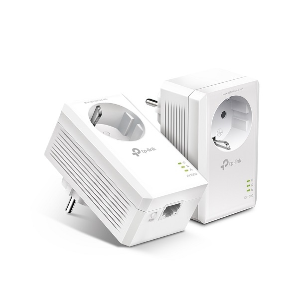 [TP-LINK] TL-PA7017P 패스스루 KIT PLC 전력선통신 전원플러그 어댑터 [2개][1000Mbps]