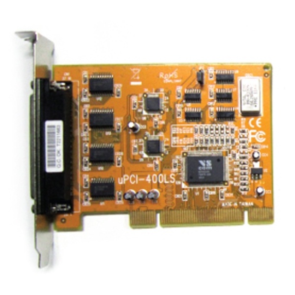 [VSCOM] 브이에스컴 uPCI-400LC (시리얼카드/RS232/PCI/4port)