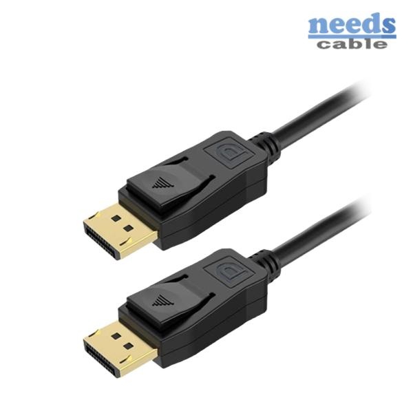 [needs] DisplayPort 1.4 케이블, 락킹 커넥터,  NDC-DP4010 [1m]