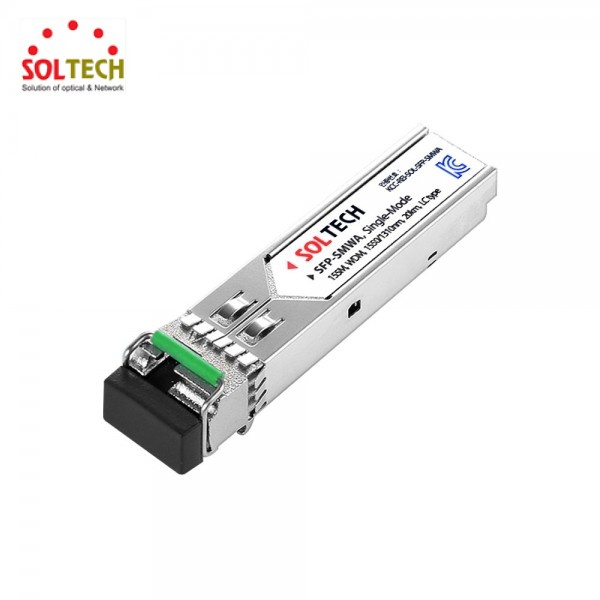 [SOLTECH] 솔텍 싱글모드, SFP 모듈 [LC타입]  [SFP-SMWA20 (WDM)]